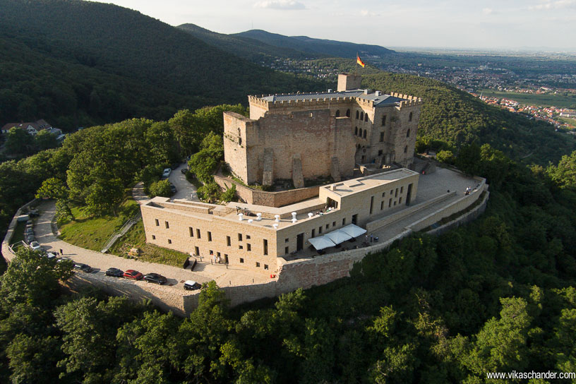 DS 2014 blog - Drone view of the Hambach castle