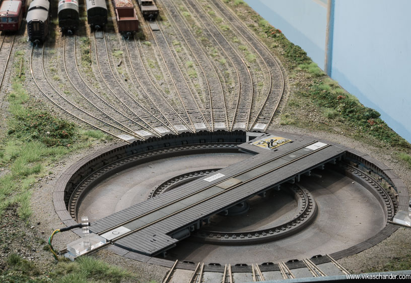 abendstern trackwork staging yard turntable