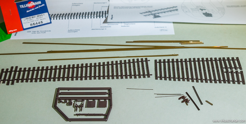 abendstern trackwork tillig curved turnout kit