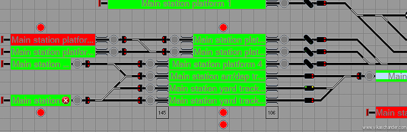 Abendstern Computer Control main station block diagram
