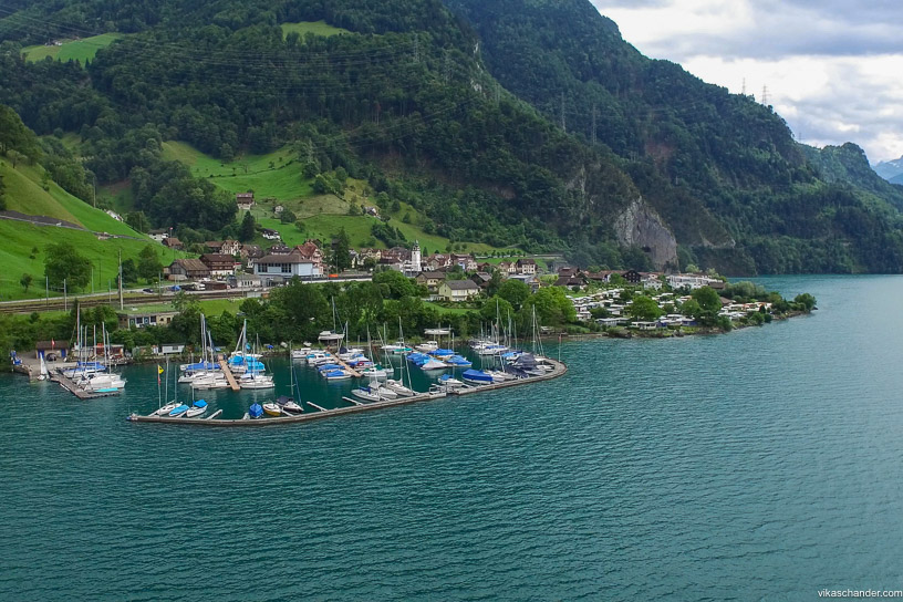 Gotthard Dampfspektakel blog - Sisikon at the edge of Lake Lucerne or the Urnersee